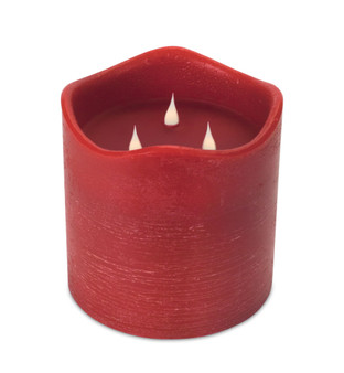 Candle 6"D X 6"H Wax/Plastic 76096DS