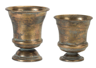 Urn (Set Of 4) 4.5" X 5.5"H, 5.5" X 6.5"H Metal 78442DS