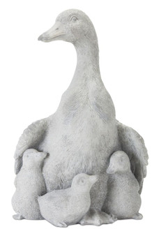 Duck Family (Set Of 2) 10.5"H Resin/Stone Powder 78333DS