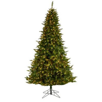 9' Vermont Spruce Artificial Christmas Tree With 850 Color Changing (Multifunction With Remote Control) Led Lights (T3289)