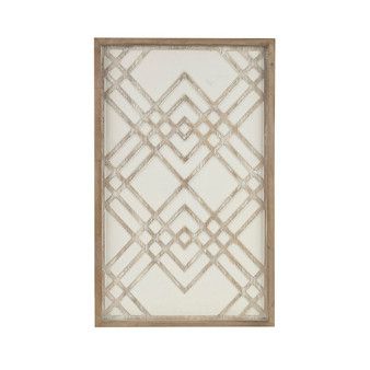 Exton Geo Carved Wood Panel Wall Décor MP95B-0276