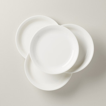 Profile Dinnerware Plate White - Set Of 4 (891166)