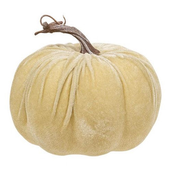 Cream Velvet Pumpkin 6.5" GISB79857