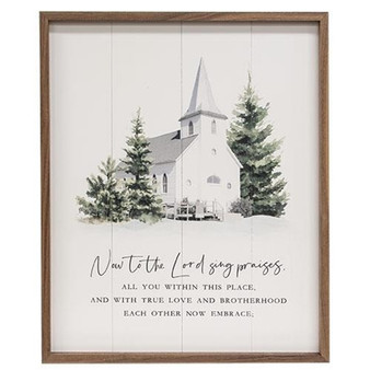 Now To The Lord Sing Framed Print 16"X20" GKH12