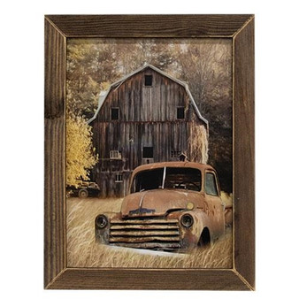 Retired Truck Framed Print GLD2159 By CWI Gifts