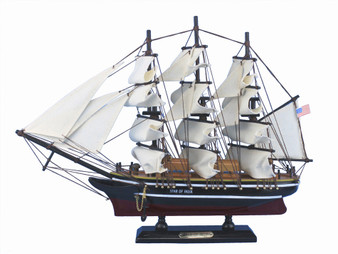 Wooden Star Of India Tall Model Ship 15" Star of India 15
