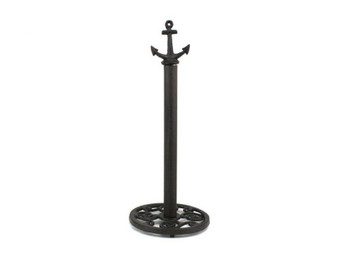 Cast Iron Anchor Extra Toilet Paper Stand 16" K-1414B-cast-iron-Toilet