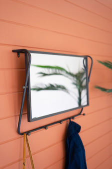 Tilting Mirror With Coat Rack (CLA1322)