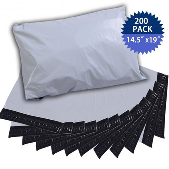 5 Size Poly Mailers Envelopes Plastic Shipping Bags Self Sealing Bags 2.6 Mil-100 10*13 (HW48504)