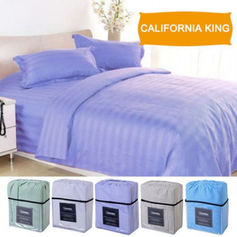 1800 Count 4 Piece Bed Sheet Set Deep Pocket 5 Color California King Size New-Off White (HT0721)