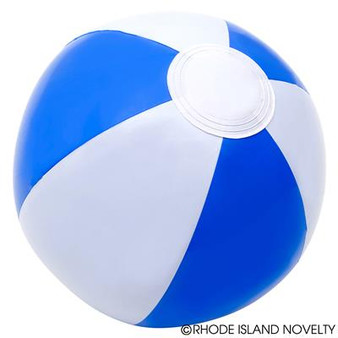 (IBBLU12) 12" Blueandwhite Beach Ball