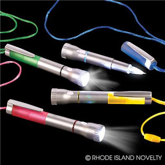 (SPFLASH) Light-Up Pen W/Necklace