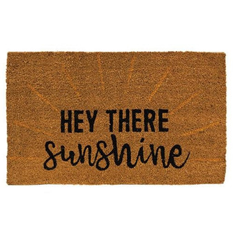 *Hey There Sunshine Coir Mat G1200039 By CWI Gifts