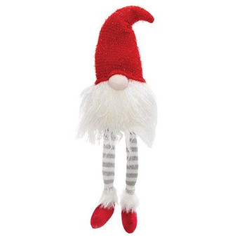 Dangle Leg Santa Gnome W/Led Light GADC3005 By CWI Gifts