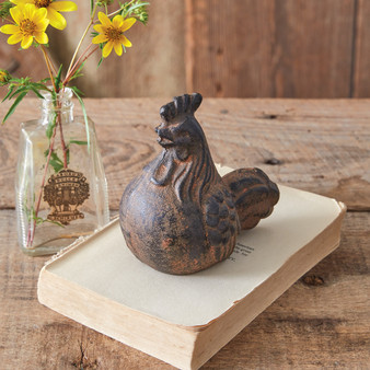 Rustic Mini Tabletop Rooster 420222