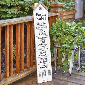 Porch Rules Sign 440225