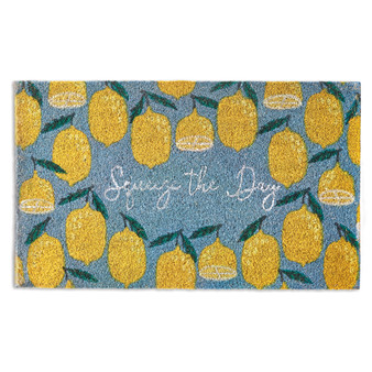 Squeeze The Day Lemons Doormat 510465