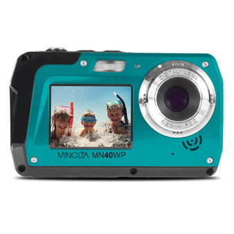 48.0-Megapixel Waterproof Digital Camera (Blue) (ELBMN40WPBL)