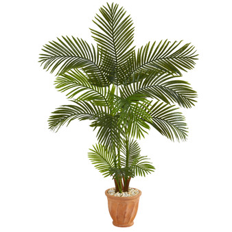 5' Areca Palm Artificial Tree In Terra-Cotta Planter (T1248)