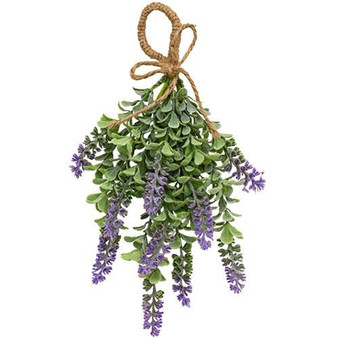 Purple Sage Boxwood Hanging Teardrop FBR3904