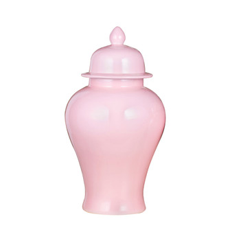 Blush Pink Porcelain Temple Jar Large (1800L-P)