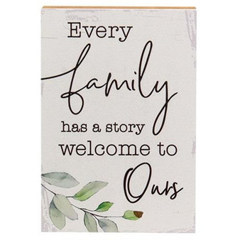 Every Family Has A Story Shelf Sitter 5.5" X 8" G19276