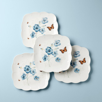 Butterfly Meadow Dinnerware Square Dinner Plate (Set Of 4) (894309)