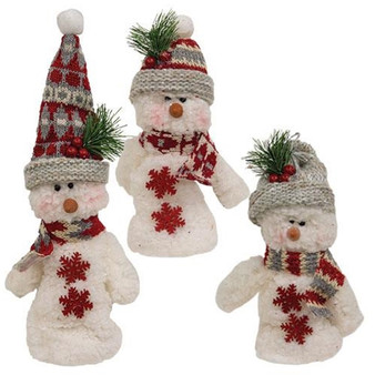 Melting Snowflake Snowbaby Ornament 3 Asstd. (Pack Of 3) G2094320