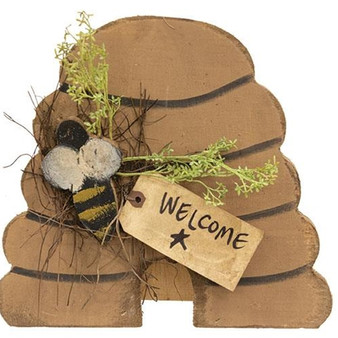 Light Up Bee Hive W/Cord & Bulb G22234 By CWI Gifts