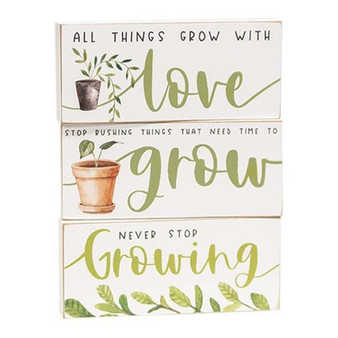 All Things Grow Block 3 Asstd. (Pack Of 3) G35732