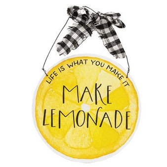 *Make Lemonade Hanging Sign G35763 By CWI Gifts