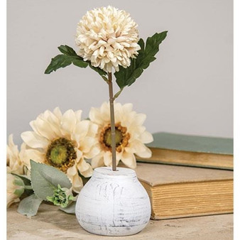 Shabby Chic Round Flower Holder G35964 By CWI Gifts