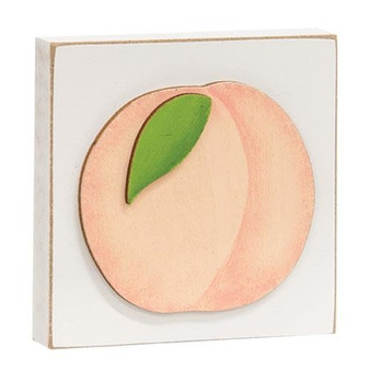 *Peach Square Block G36057 By CWI Gifts