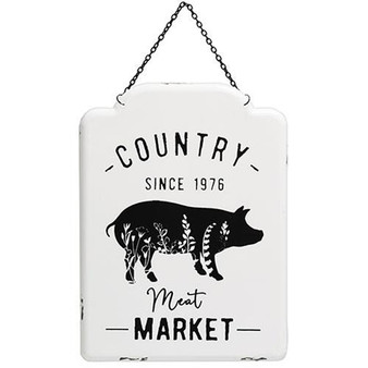 Country Meat Market Metal Hanging Sign G65227