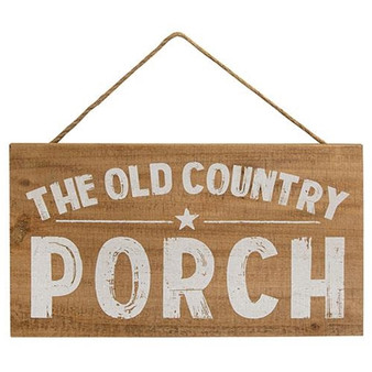 The Old Country Porch Wood Hanging Sign G65235