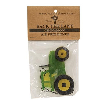 Green Tractor Cinnamon Car Air Freshener GBL22 By CWI Gifts