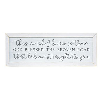 Broken Road Framed Print GLUX483A By CWI Gifts