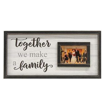 Together We Make A Family Framed Sign With Picture Frame GP13020