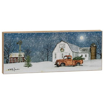 Winter On The Farm Block GBJ1194C By CWI Gifts