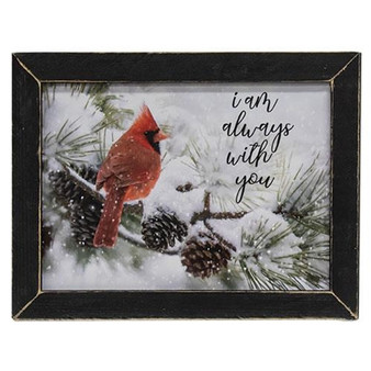 Always With You Cardinal Framed Print GLD2632