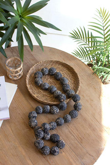 Black Clay Tabletop Beads (H4272)