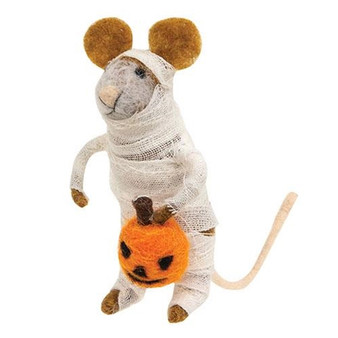 Felted Mummy Mouse Ornament GHBY4057 By CWI Gifts