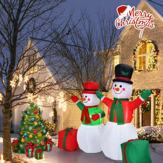 6 Feet Christmas Inflatable Snowmen Blow Up Christmas Decoration (CM23730US)