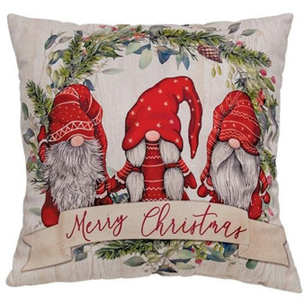 *Merry Christmas Gnomes Pillow GSUNX2005 By CWI Gifts