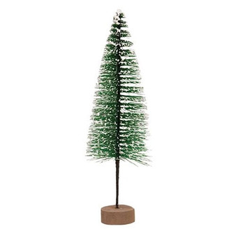 *Snowy Bottle Brush Tree 10" F18167 By CWI Gifts