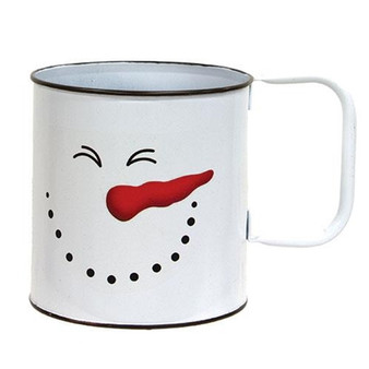 Blinking Snowman Metal Mug GNK1302 By CWI Gifts