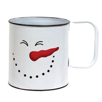 Blinking Snowman Metal Mug GNK1302