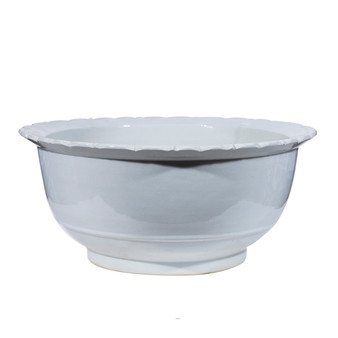 Busan White Scallop Bowl (1350B)