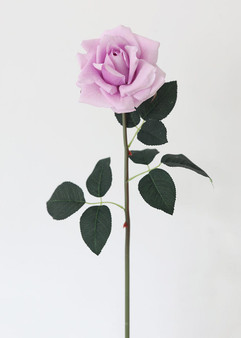 Real Touch Rose In Lavender - 20.5" SLK-ZSR522-MV