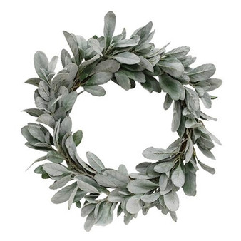 Frosted Lamb's Ear Wreath F18200